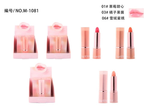 M-1081 powder ripples warm lipstick strawberry sweetheart