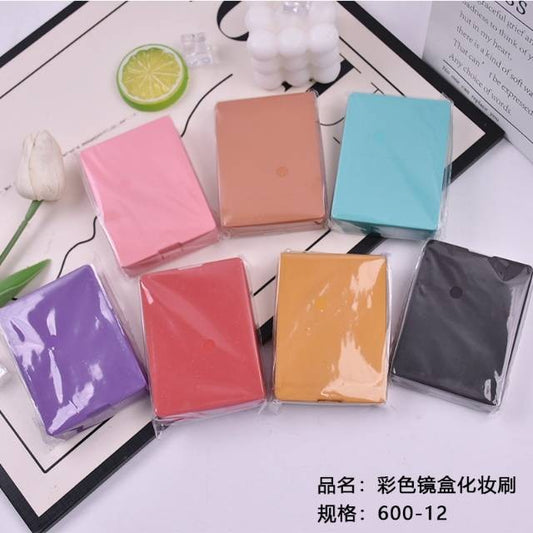 Color mirror box makeup brush