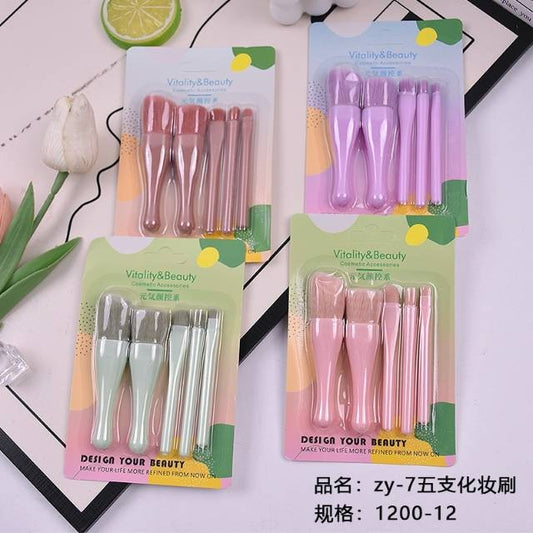 zy-7 five makeup brushes