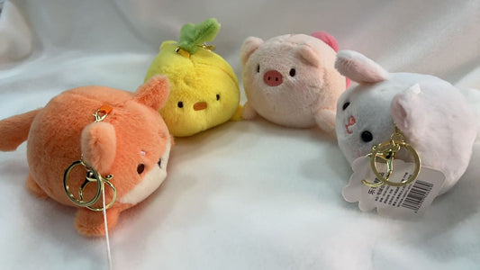 Wagging Tail Cartoon Plush Pendant