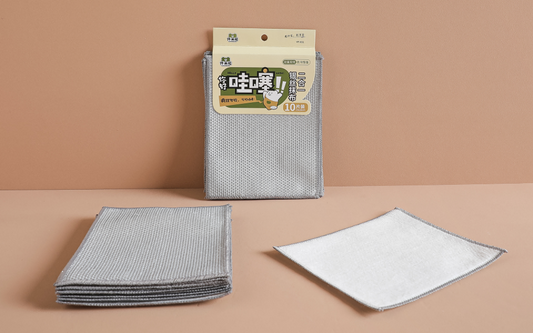 YP-831 2-in-1 Silver Silk Cloth (10-Pack)
