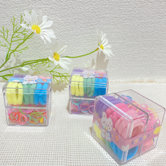 112 double-layer box towel ring + rubber band