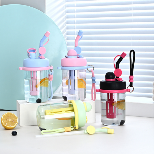 9308 Double-drinking Cup with Good Appearance, 600ML