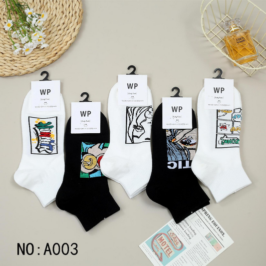 A003 Men's Sports Fashion Boat Socks