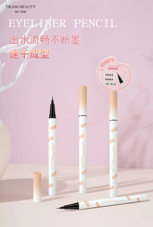 T536_TIKASO BEAUTY Exquisite, Smooth and Quick-drying Eyeliner Pen 0.45ml