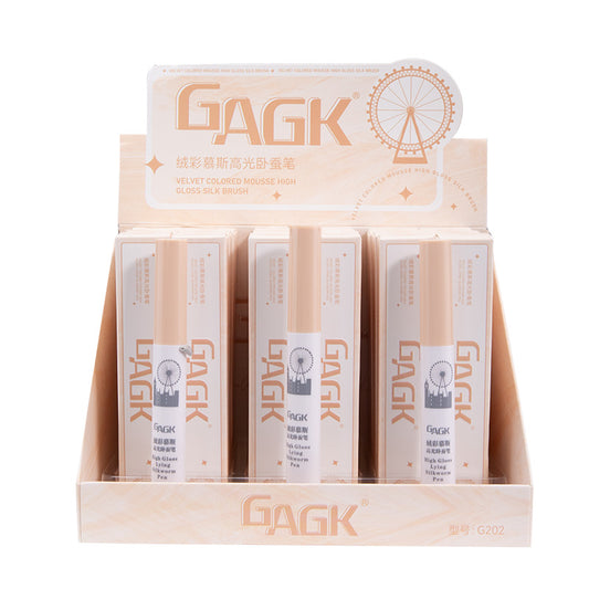 G202 - V101#24-piece Display Boxed Rongcai Mousse Highlighter and Eyelid Pencil