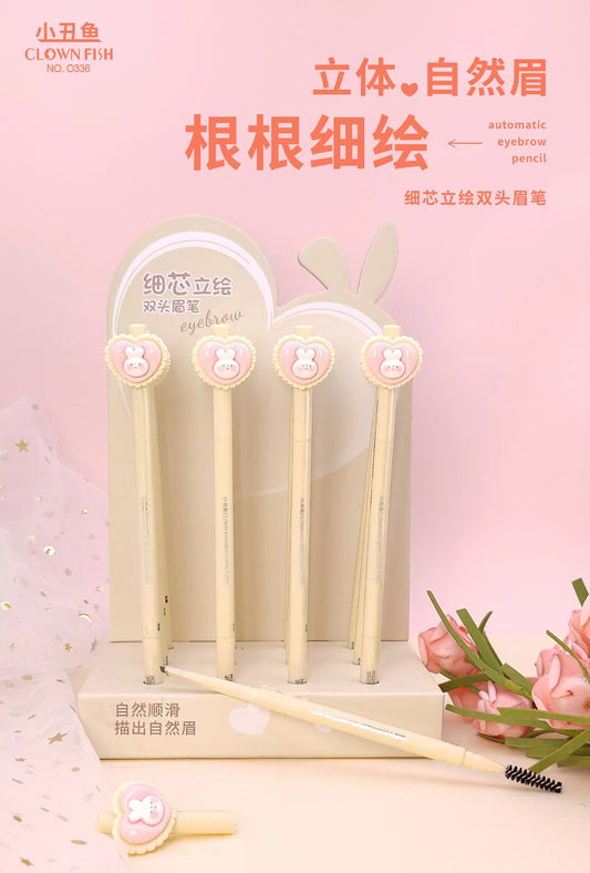 0336_Clownfish Love Bear Fine Core Standing Portrait Double-Ended Eyebrow Pencil 2#70mp
