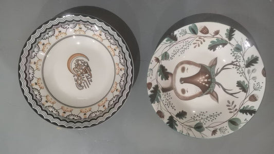 8 inch soup plate mixed