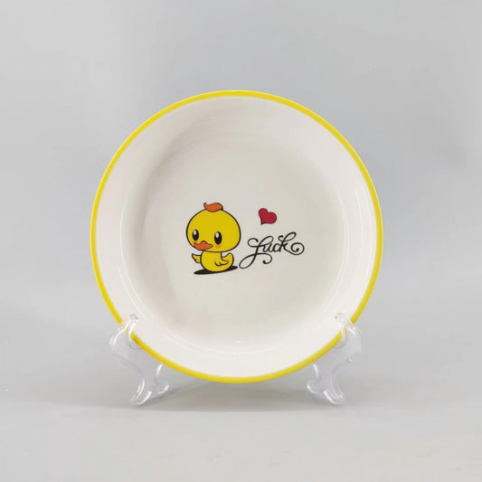 7 candy plate small yellow duck