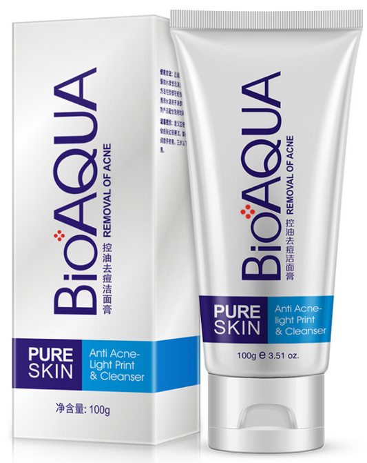 Boquanya Oil-Control and Acne-Removing Facial Cleanser (New) 100g