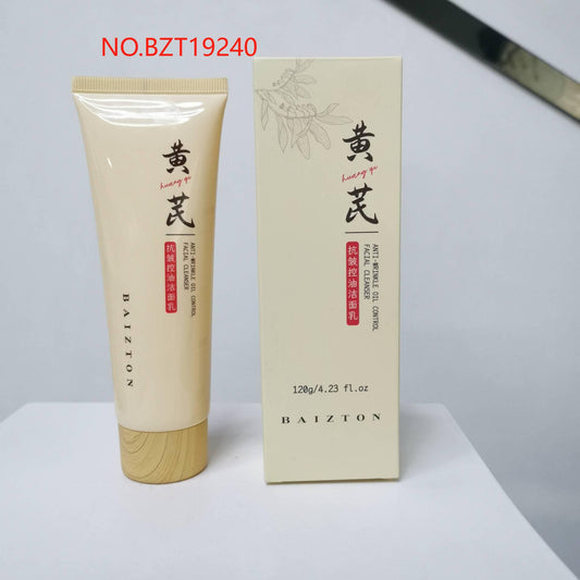 Baizhentang Astragalus Anti-wrinkle and Oil-control Facial Cleanser 120g