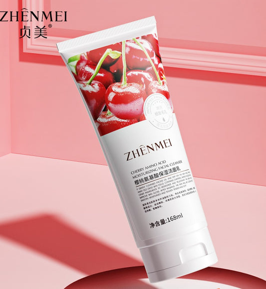 Zhenmei Cherry Amino Acid Moisturizing Facial Cleanser (New) 168ml