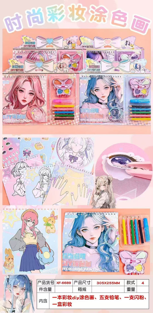 XF-6689 Cosmetics Coloring Painting