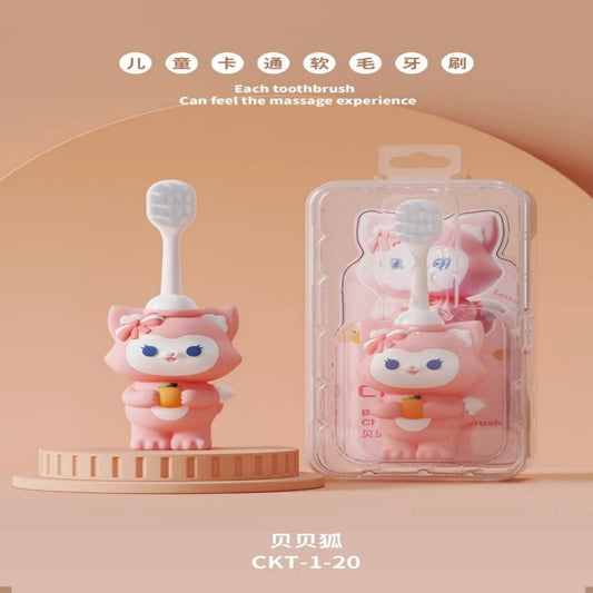 CKT-1-20 Beibei Fox Children's Soft Bristle Toothbrush