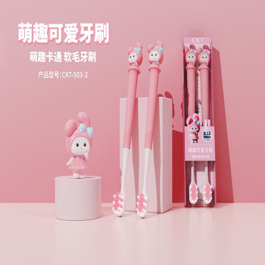 CKT503-2 Meimei Rabbit Two-piece Toothbrush Set