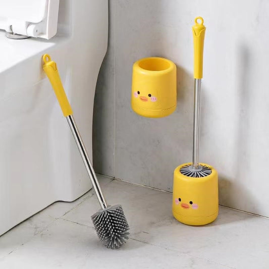 Ximeng Duck 8622 Soft Rubber Steel Handle Toilet Brush 