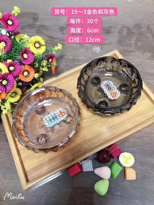 YG15-3 amber ashtray