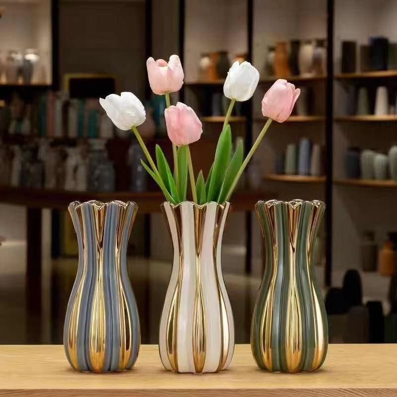 393C plating vase