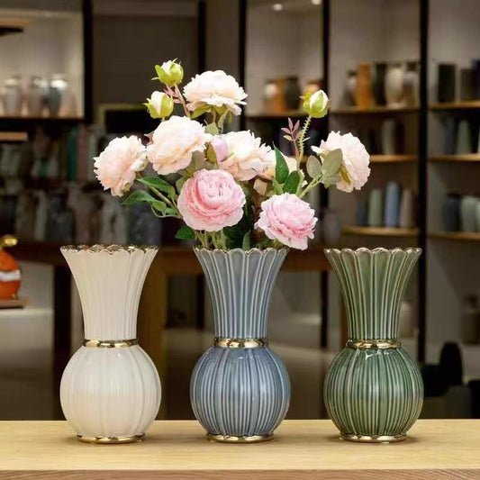 392C plating vase