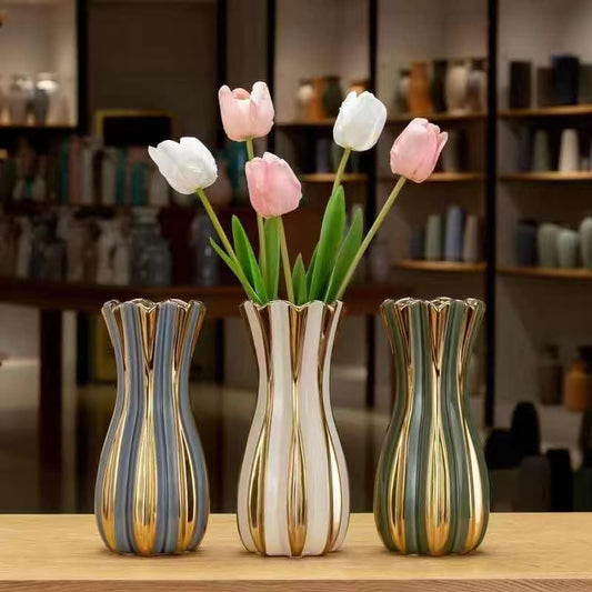393B plating vase