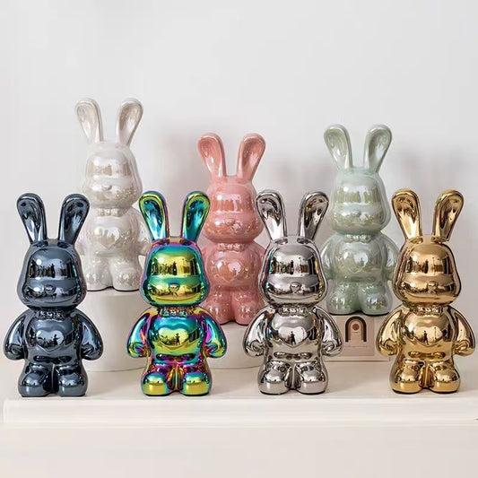 15 standing rabbit piggy bank
