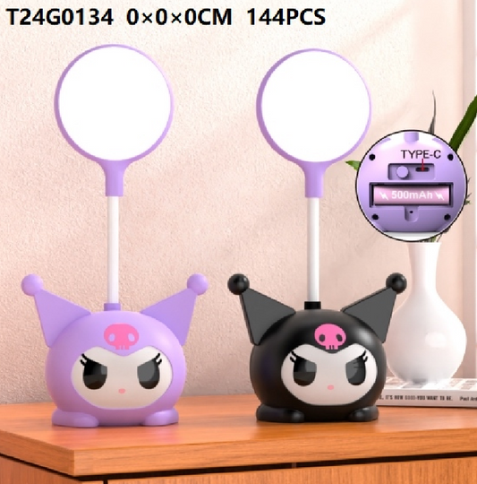 JJL123-31 Color Box Cute LED Cartoon Table Lamp (Kuromi)
