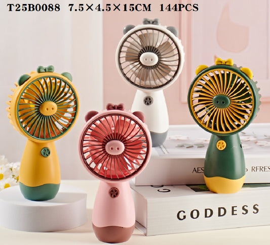 HD6626B Cartoon Bear Ears Handheld Fan (250mAh)