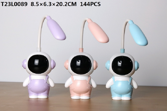 JS6802H Color Box Charging Spaceman Table Lamp (Black)