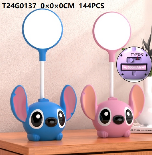 JJL123-34 Color Box Cute LED Cartoon Table Lamp (Stitch)