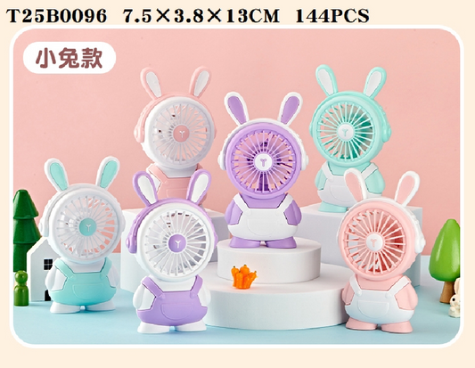 HD6630B Rabbit Cartoon 2-speed Fan with Lighting (250 mA)