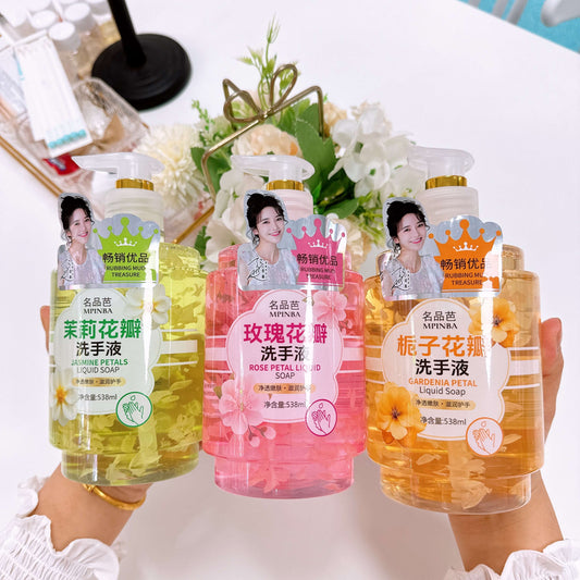 Mingpinba Rose (Gardenia, Jasmine) Petal Hand Wash (Mixed) 538ml