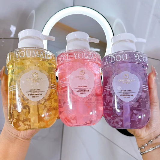 YOUMAIDOU Youmai Dou Fresh Flower Essence Petal Shower Gel (Mixed) 550ml