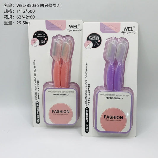 WEL-85036 Four eyebrow razors