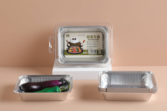 YP-502 Square Aluminum Foil Pan (10 pieces)