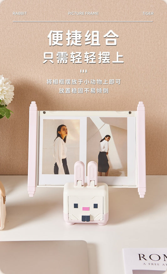 Rabbit - shaped phone stand storage box