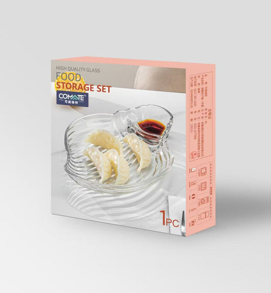 A set of conch - shaped dumpling plates