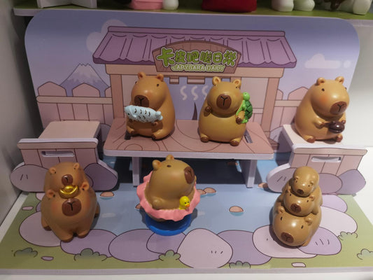 80128 Capybara Daily Blind Box 6+1