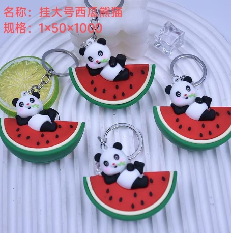 Hang big-sized watermelon pandas