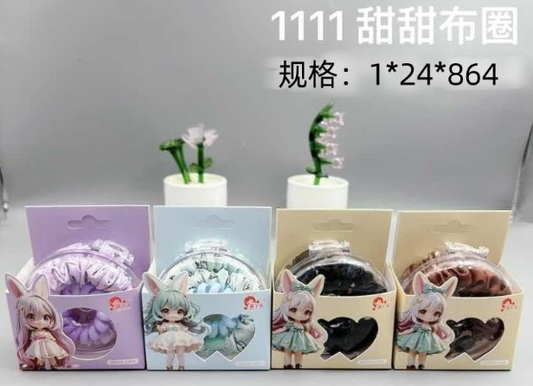 1111 Sweet Cloth Ring Black Color