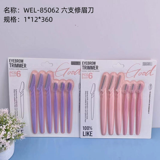 WEL-85062 Six Eyebrow Razors