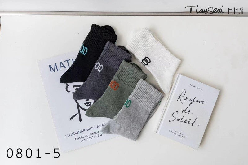 0801-5 Extremely Resistant Men's Mid-calf Socks