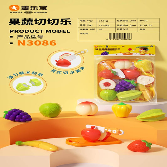 N3086 "Small Plate" Fruit and Vegetable Cutting Fun