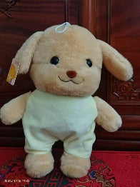 Plush dressed dog
