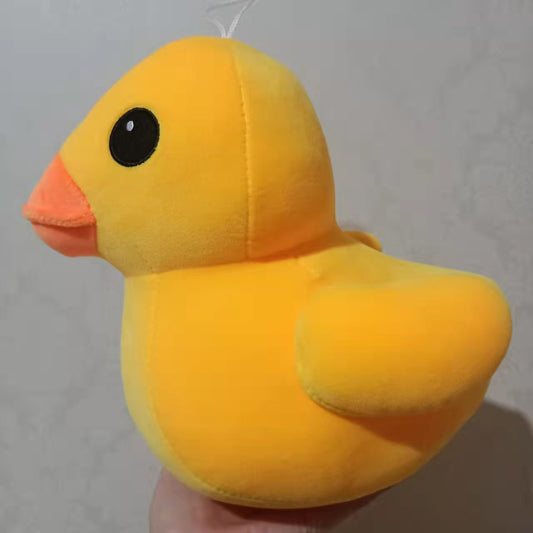 Yellow duck plush doll