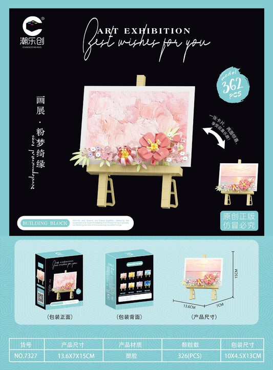 7327 Pink Dreamy Romance Building Blocks