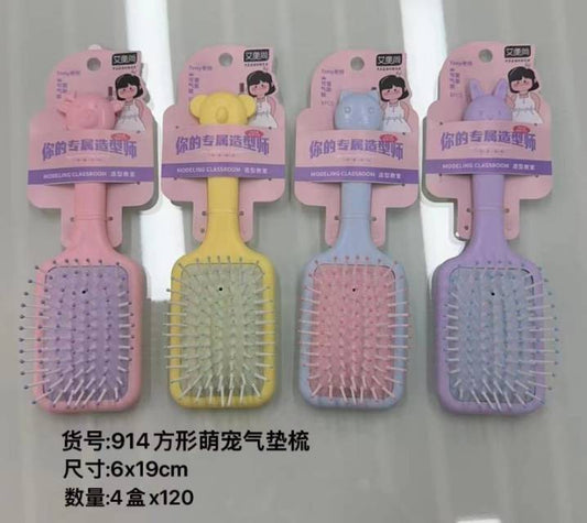 914 elevator square cute pet air cushion comb