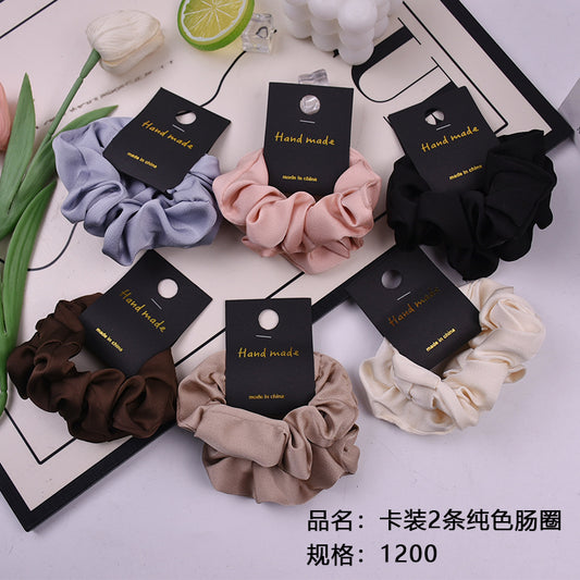 Card 2 solid color intestinal ring