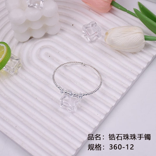 Zircon bead bracelet 