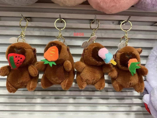 Fruit-carrying truck plush pendant