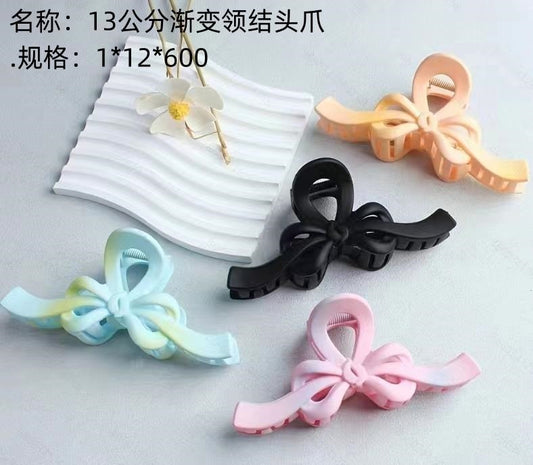 13cm gradient bow tie claw